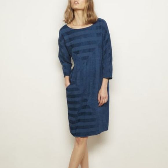The Odells Dresses & Skirts - Odells Shadow-Stripe Dress